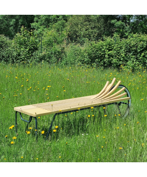 The ACHILLE wheelbarrow bench